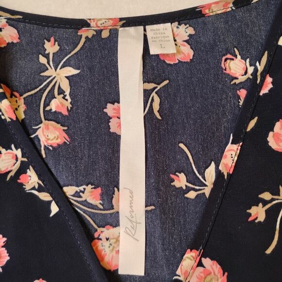 Urban Outfitters Reformed Floral Mini Dress, L - Picture 9 of 10